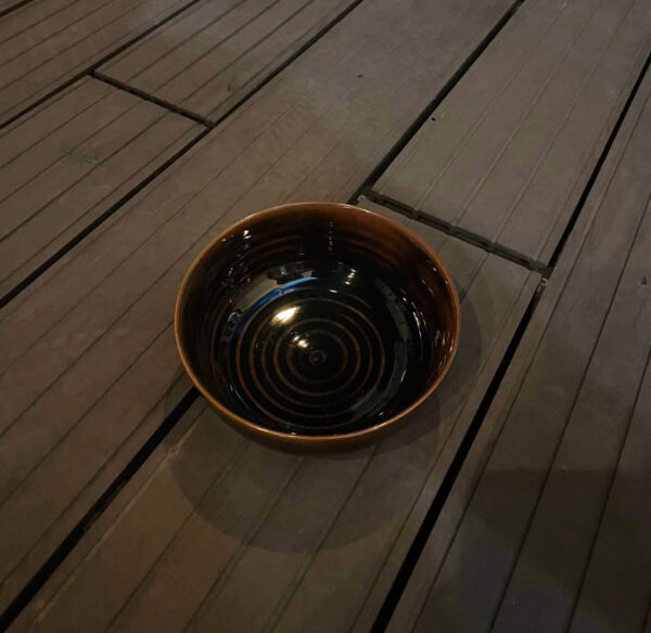 Black Ceramic Bowl