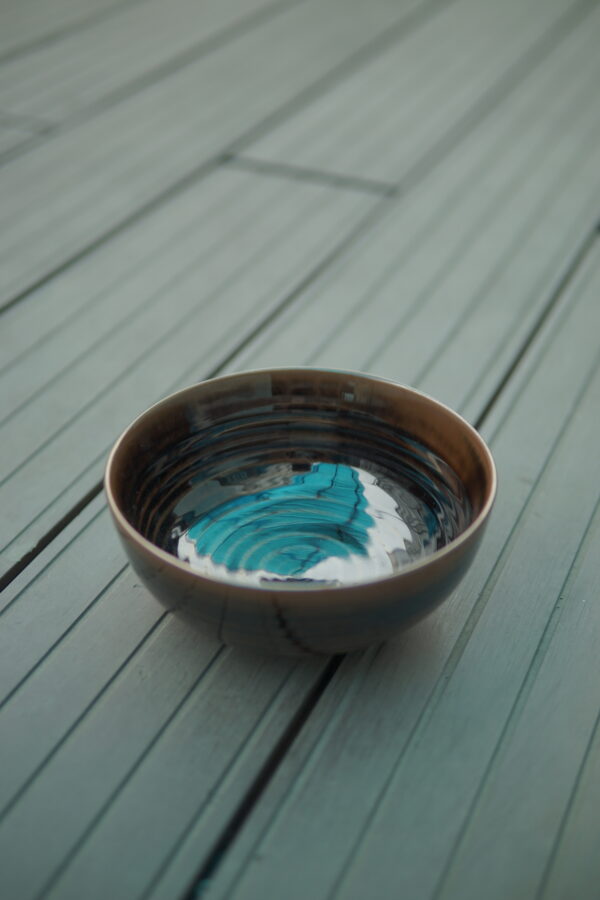 Black Ceramic Bowl - Hình ảnh 2